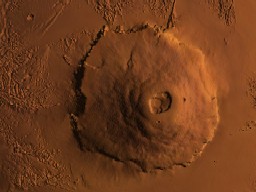 火星のオリンポス山 だいぶズーム