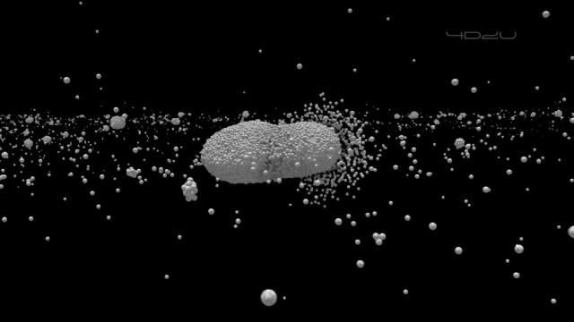 小惑星の衝突と形状の進化